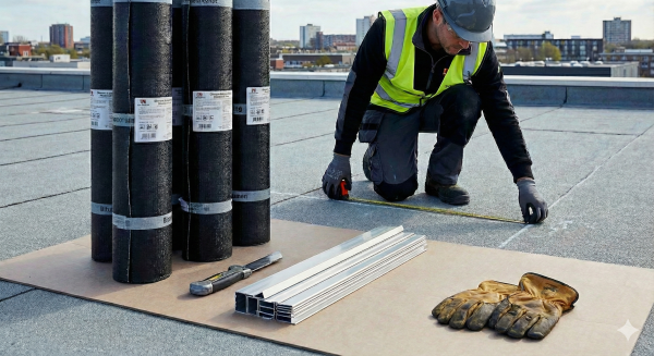 Lapostető vízszigetelés javítása